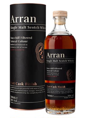 艾伦（Arran）波特桶700ml苏格兰单一麦芽威士忌海外进口洋酒正品