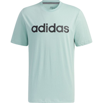 男子印花圆领短袖运动t恤