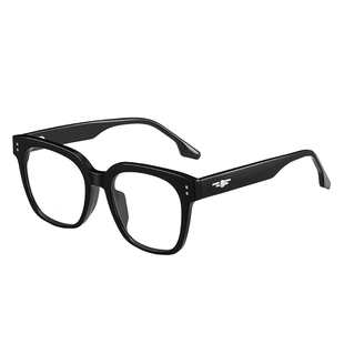 CAPONI黑框眼镜女高级感素颜显白神器可配度数近视显脸小gm眼镜框