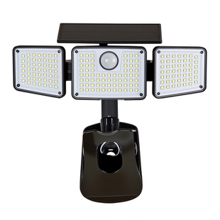 太阳能户外灯家用庭院灯室外阳台人体感应照明灯院子围栏夹子壁灯