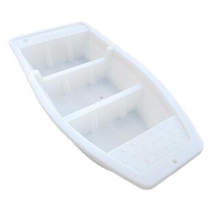 双层塑料船加厚牛筋渔船单双人钓鱼抓捕鱼养殖下网船冲锋舟平板船