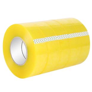 透明胶带大卷批发整箱批快递打包封口宽胶带加宽加厚防水无痕胶布4.5/6cm厂家直销定制淘宝警示语包装封箱带