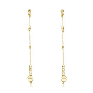 DODOGOGO碎银子长款流苏耳钉小众设计高级感耳饰显瘦轻奢气质耳环