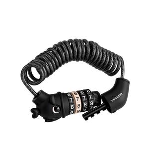 塔斯队长头盔锁自行车锁电动摩托车儿童密码锁公路车行李箱专用