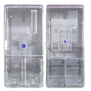 单相电表箱一位两位二户一户室外防雨透明插卡式家用电表箱可开票