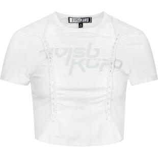 EVISU KURO 女士商标印花短袖T恤