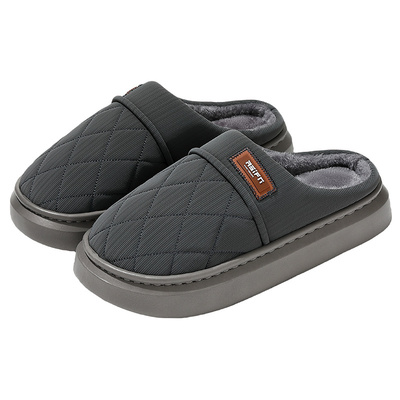 为冬而生【PU防水棉拖鞋】超推荐