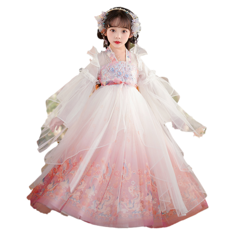 桃花仙子花神汉服小女孩中国风