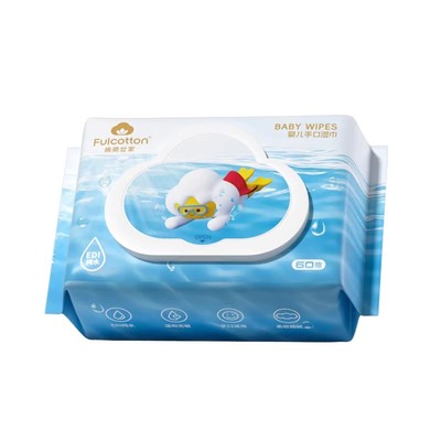 棉柔世家新生婴儿湿纸巾儿童手口专用湿巾大包加厚湿巾纸家用清洁