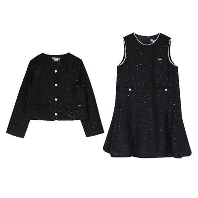 IVYHOUSE小香风外套背心裙秋