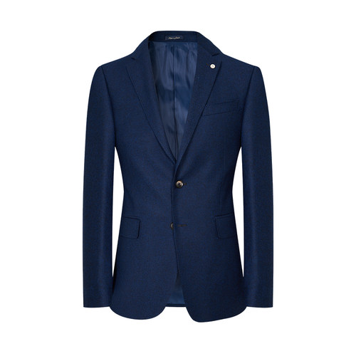 JODOLL乔顿【绵羊毛羊绒】单西服男商务休闲修身净色职业上班便西