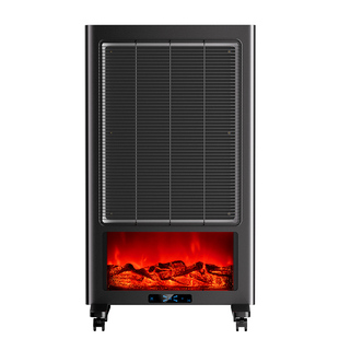 石墨烯全屋暖风机大面积客厅电暖壁炉仿真火焰卧室节能省电取暖器