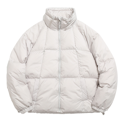 立领羽绒服轻薄白鸭绒外套