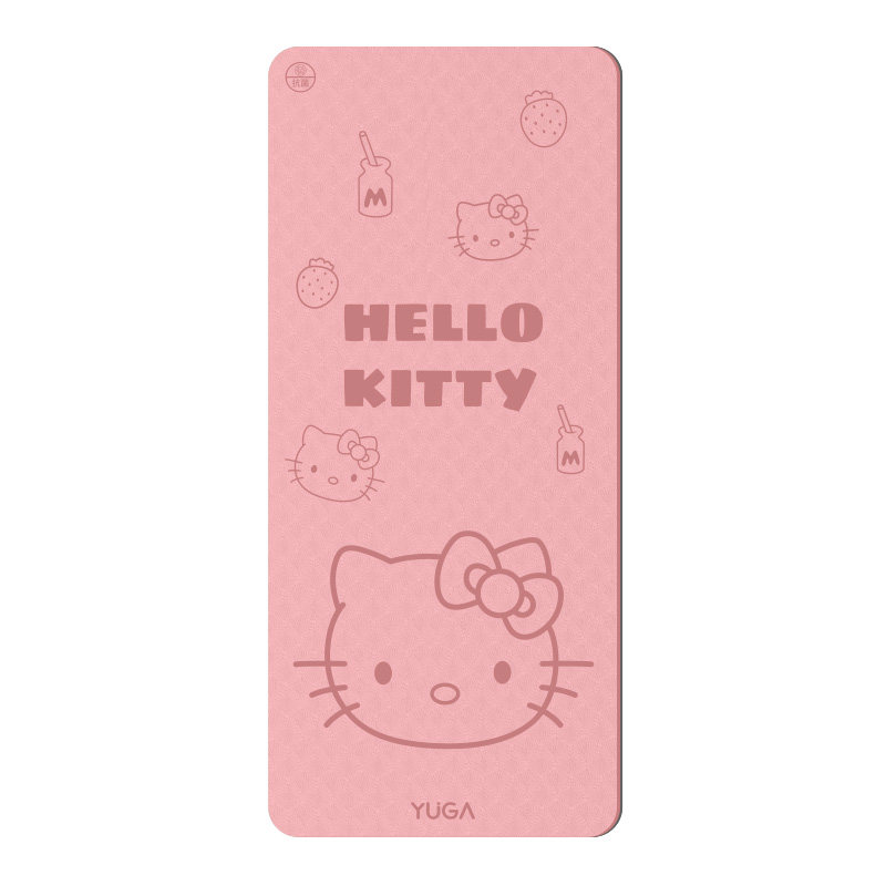 新款HelloKitty瑜伽垫也太懂女生