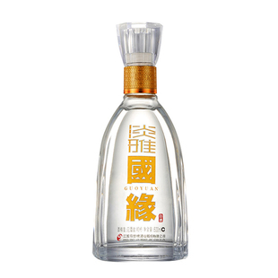 今世缘淡雅国缘42度500ml单瓶装白酒纯粮酒商务宴请喜宴送礼酒水