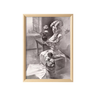 素描相框简约A4A3素描画框