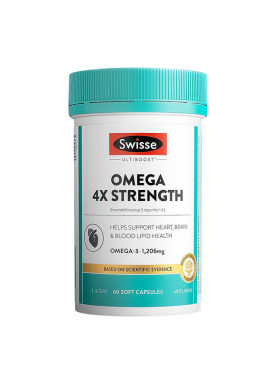 Swisse四倍DHA备考鱼油60粒进口