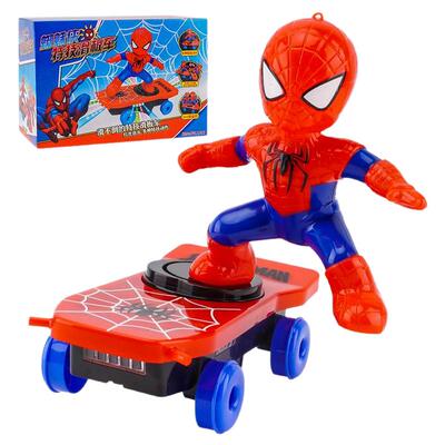 蜘蛛侠特技滑板车万向旋转翻滚
