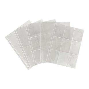 A4九宫格PP活页透明卡册内页游戏卡球星卡收藏册宝可梦相册卡页