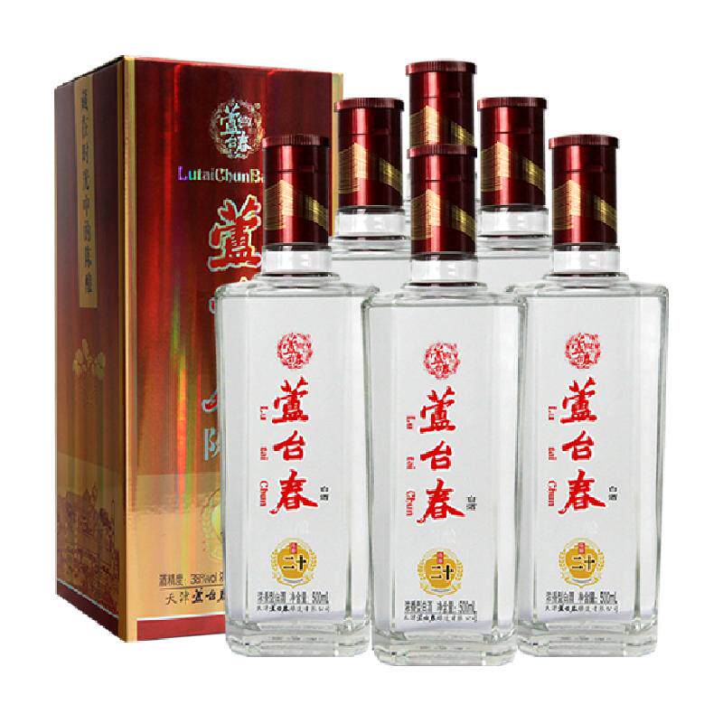 芦台春38度浓香型白酒500ml*6