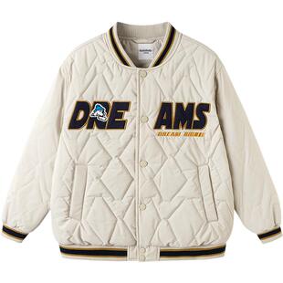 商场同款巴拉巴拉男童羽绒服中大童外套秋冬款童装儿童轻薄棒球服