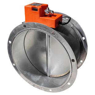 镀锌板300执行器电动止回阀电子风阀管道开关风管调节阀手动风量