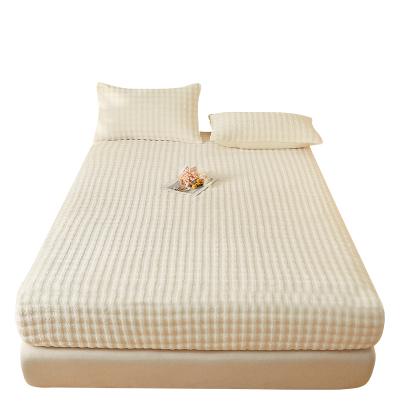 A类兔毛绒床笠冬季加绒防滑床单