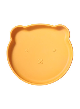 宝宝硅胶餐盘儿童自主进食防摔吸盘辅食碗婴儿专用小熊餐具吃饭