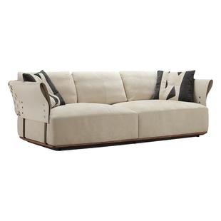 楷模-辛西娅沙发 木帕姆茶几现代简约新中式沙发