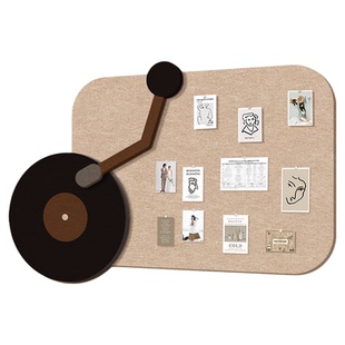 毛毡板照片墙毛毡墙贴自粘免钉背景板软木板装饰板组合拍立得留言板幼儿园教室文化展示墙不伤墙创意照片相框