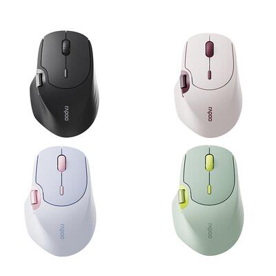 雷柏MT560多模无线蓝牙鼠标人体工学跨屏台式笔记本电脑办公专用