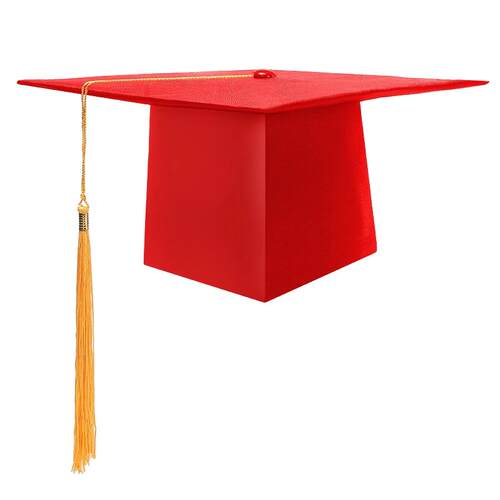 现货定制成人礼帽学士帽毕业典礼帽学位帽硕士帽博士帽成人礼帽子