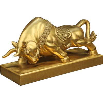 全铜开业礼品贺岁乾坤华尔街牛