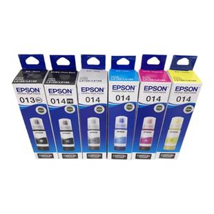 爱普生打印机L8168 L8188原装6色高端照片一体机添加013 014墨水