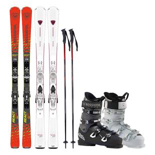 ROSSIGNOL金鸡男女双板滑雪板套装初中进阶双板雪鞋双板滑雪装备