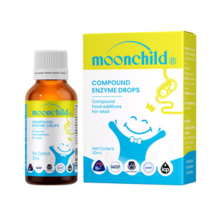 MoonChild月宝复合酶婴幼儿童进口菠萝蛋白酶宝宝消积化酶食滴剂