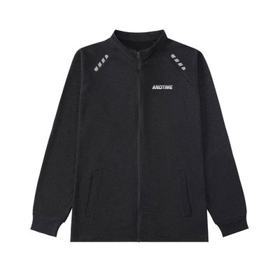 andtime立领运动拉链长袖