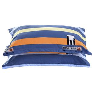 100%纯棉枕套大尺寸74X48cm单人一对装枕皮加厚全棉枕头套枕芯套