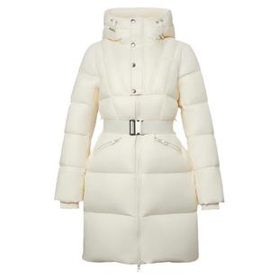 AIMISS爱美斯90鹅绒服高充绒量中长款羽绒服女新款连帽羽绒服外套