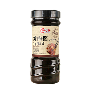 韩之亭烤牛肉酱牛排猪肉猪排酱840g*12瓶韩国料理烧烤肉酱腌肉酱