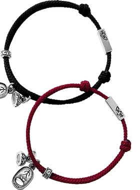 一步一响铃铛磁吸情侣手链一对