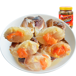 蟹块红膏呛蟹宁波咸炝蟹陆龙兄弟3A蟹块即食梭子蟹股冷冻水产760g