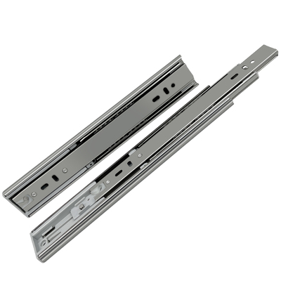 铝型材抽屉滑轨抽屉抽拉三节轨道