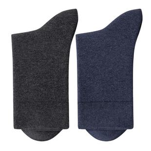 五指袜子男秋冬季加厚纯棉抗菌防臭吸汗黑色中筒分趾男士无骨长袜