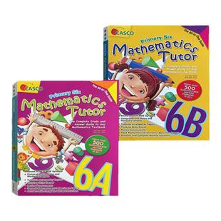 Casco Primary Maths Tutor正版新加坡数学 数学家庭教师 小学六年级2本畅销书Mathematics Tutor