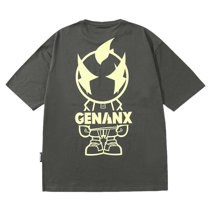 GENANX闪电潮牌简约多色短袖