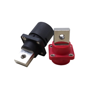 储能接线柱纯铜400A穿墙式新能源锂电池大电流全铜电池端子克洛伊