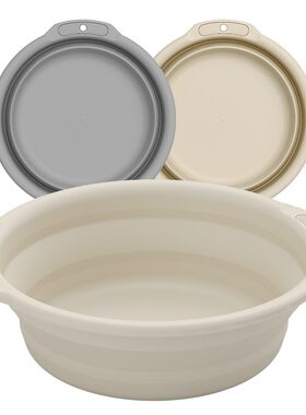 家用折叠式加厚塑料脸盆