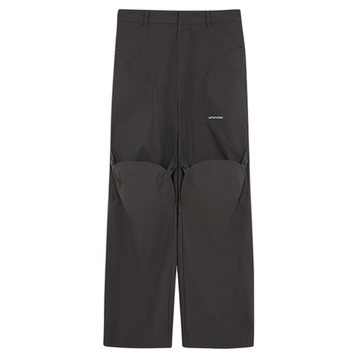 防泼水工装裤百搭直筒裤设计感