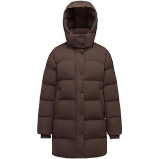 波司登2025新款冬季羽绒服女士中长款保暖亲肤抗皱舒适生活2.0